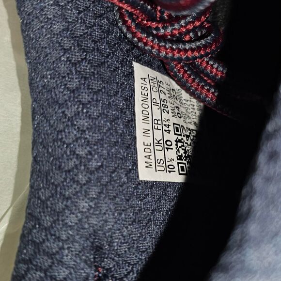 adidas X_PLRBOOST Burgundy and Navy‎ Trainers 11.5 main image 4